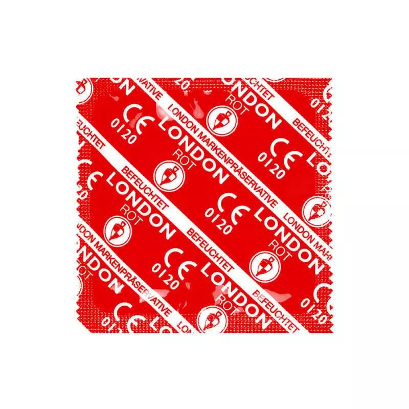 Braškinių prezervatyvų rinkinys