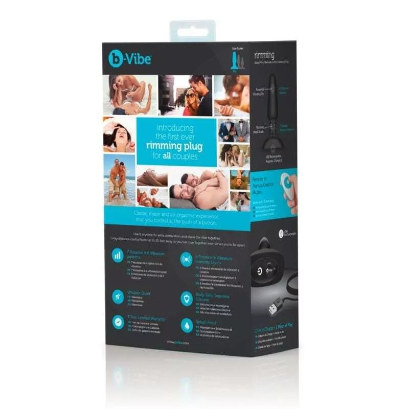 B-Vibe analinis kaištis Rimming 2