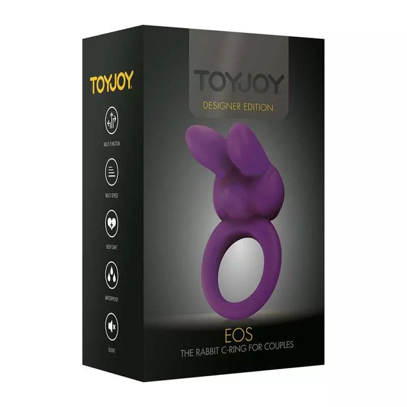 Penio žiedas Padūkęs zuikis (purpurinis)