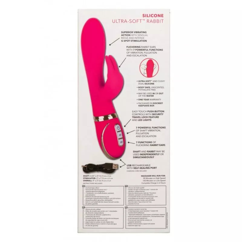 Kiškučio vibratorius Švelnutis (rožinis)