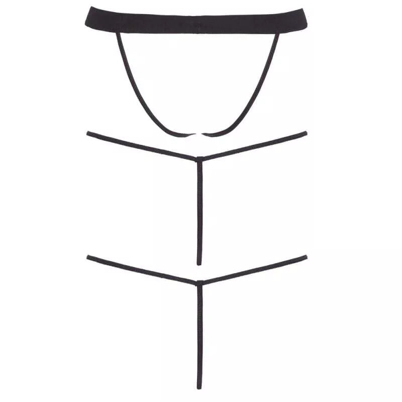 Vyriškų stringų komplektas Naktis (3 vnt.)