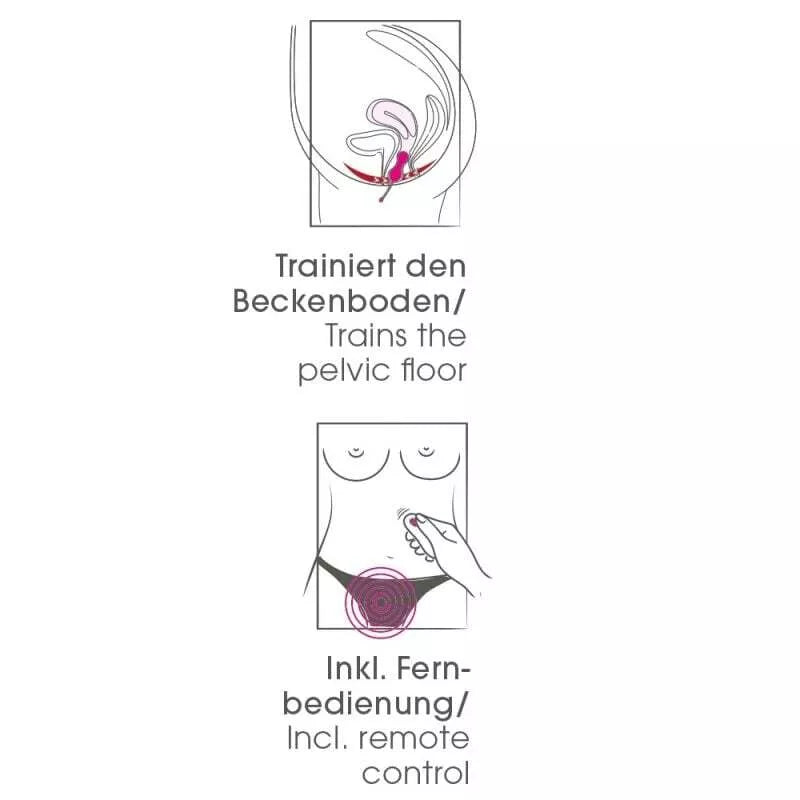 Vibruojantys vaginaliniai kamuoliukai Sweet Smile (rožiniai)