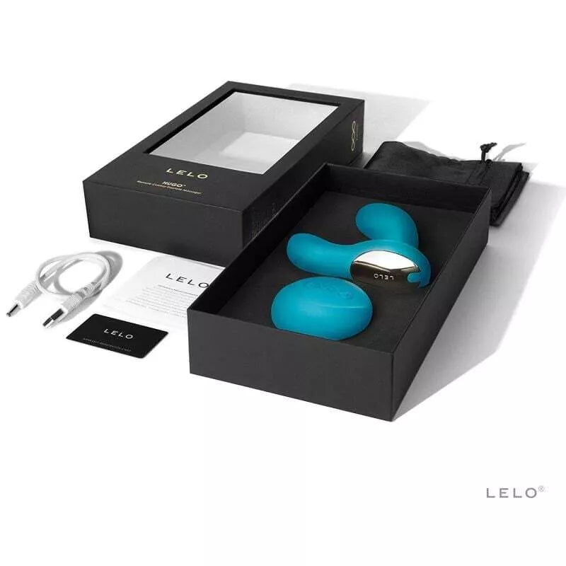 Prostatos masažuoklis LELO Hugo (mėlynas)