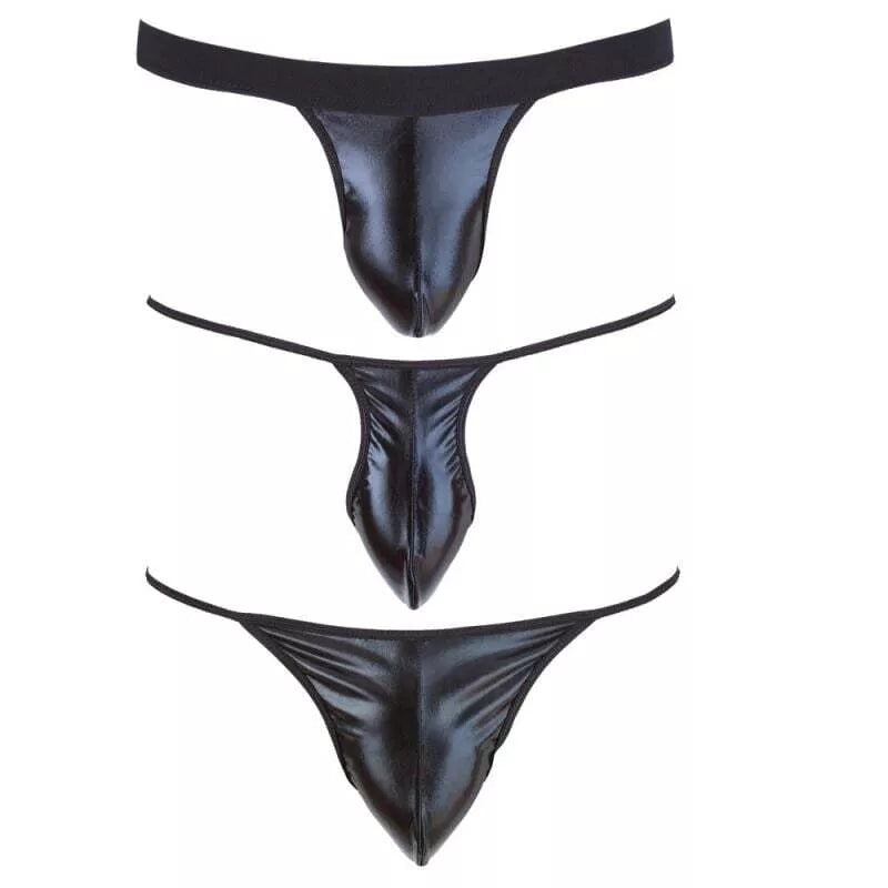 Vyriškų stringų komplektas Naktis (3 vnt.)