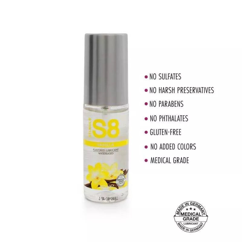 S8 oralinis lubrikantas Vanilla (50 ml)