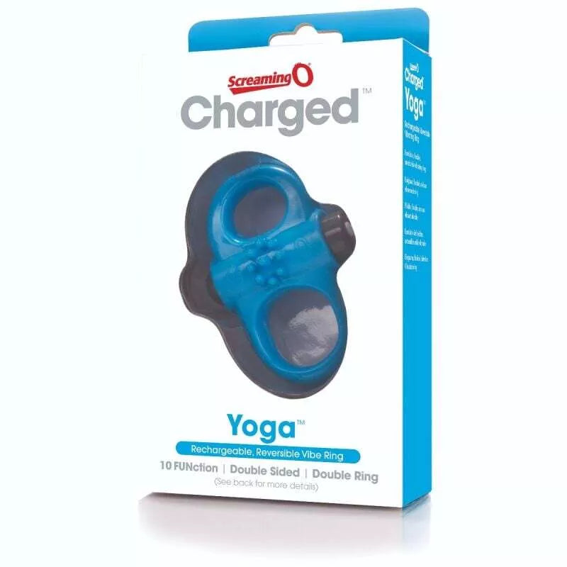 Penio žiedas Charged Yoga (mėlynas)