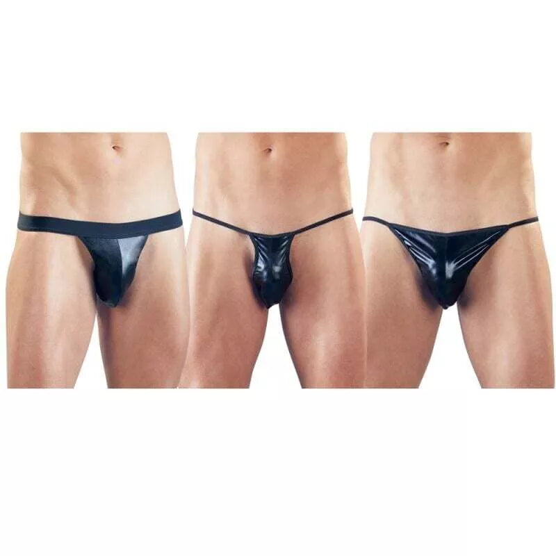 Vyriškų stringų komplektas Naktis (3 vnt.)