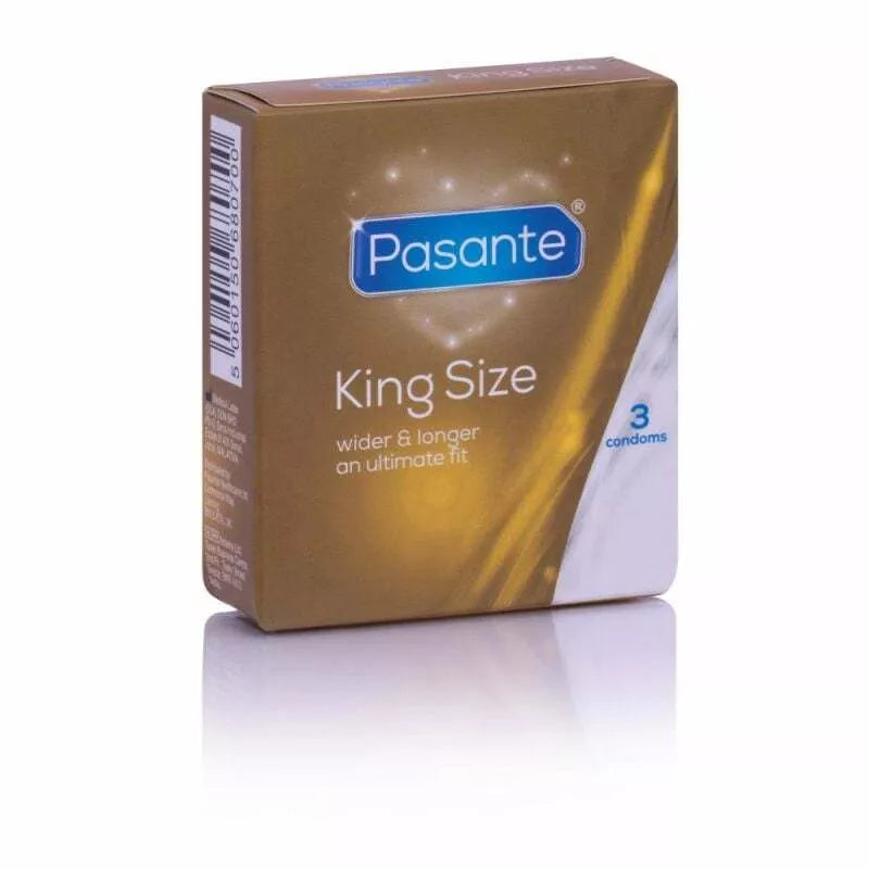 Prezervatyvai Pasante King Size (3 vnt.)