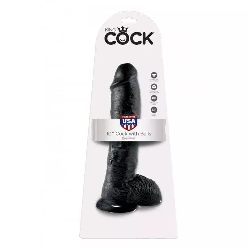 King Cock falo imitatorius Hudsonas (juodas)